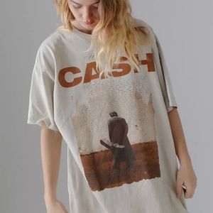 Urban Outfitters Johnny Cash t shirt dress size L/XL